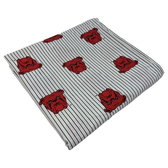 VTG Red Dog Beer Logo Fabric Man Cave Decor, Cornhole Bags‎ - RARE 106" x 58" - Picture 1 of 6